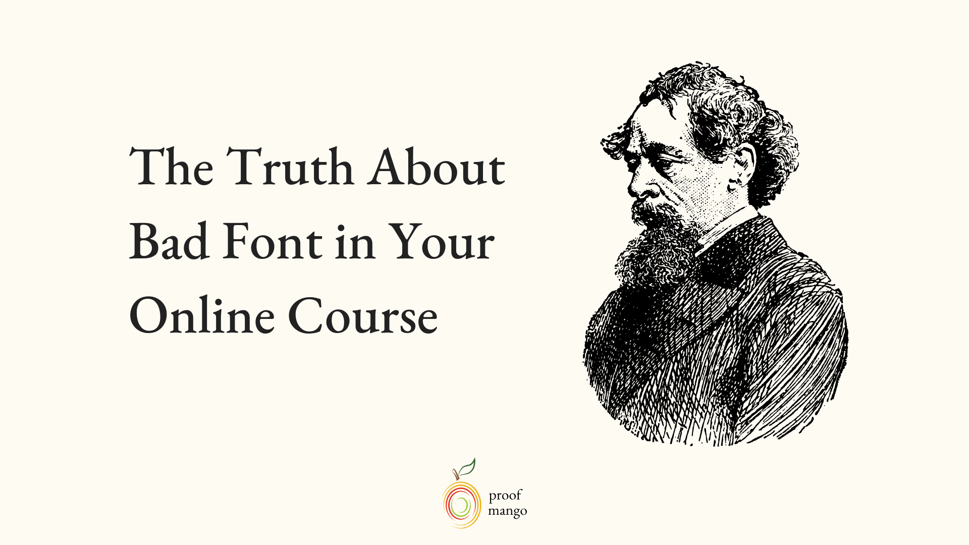 The Truth About Bad Font in Your Online Course