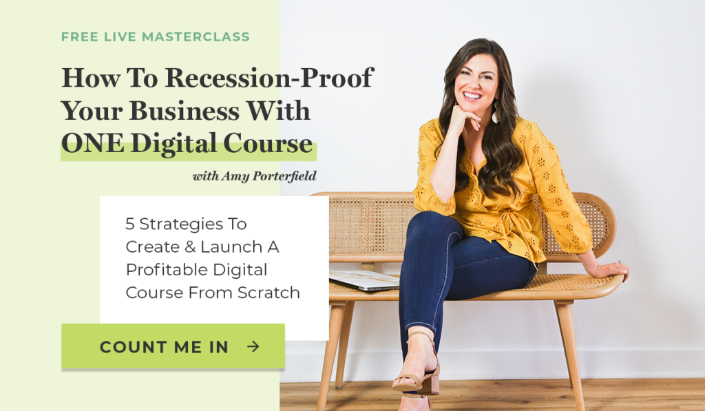 Amy porterfield online course masterclass